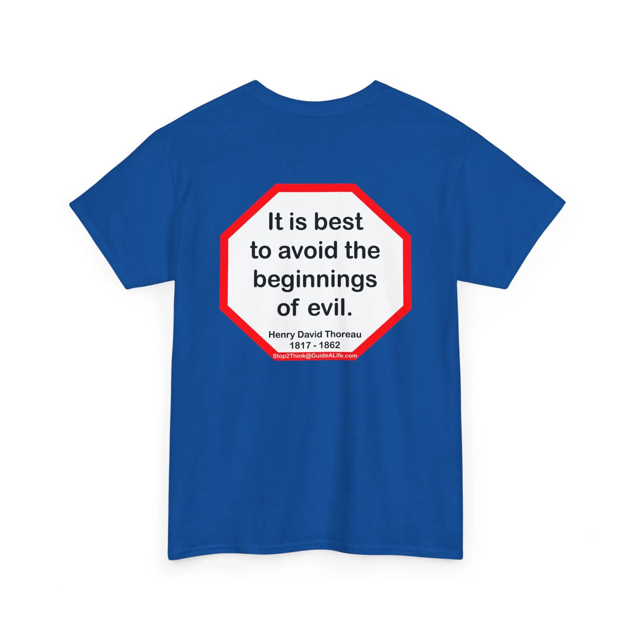 s2t- It is best to avoid the beginnings of evil.  -  Henry David Thoreau  1817 - 1862