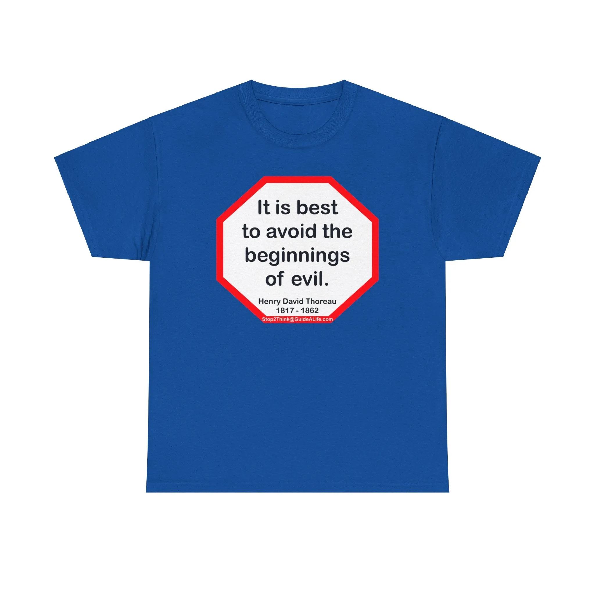 s2t- It is best to avoid the beginnings of evil.  -  Henry David Thoreau  1817 - 1862