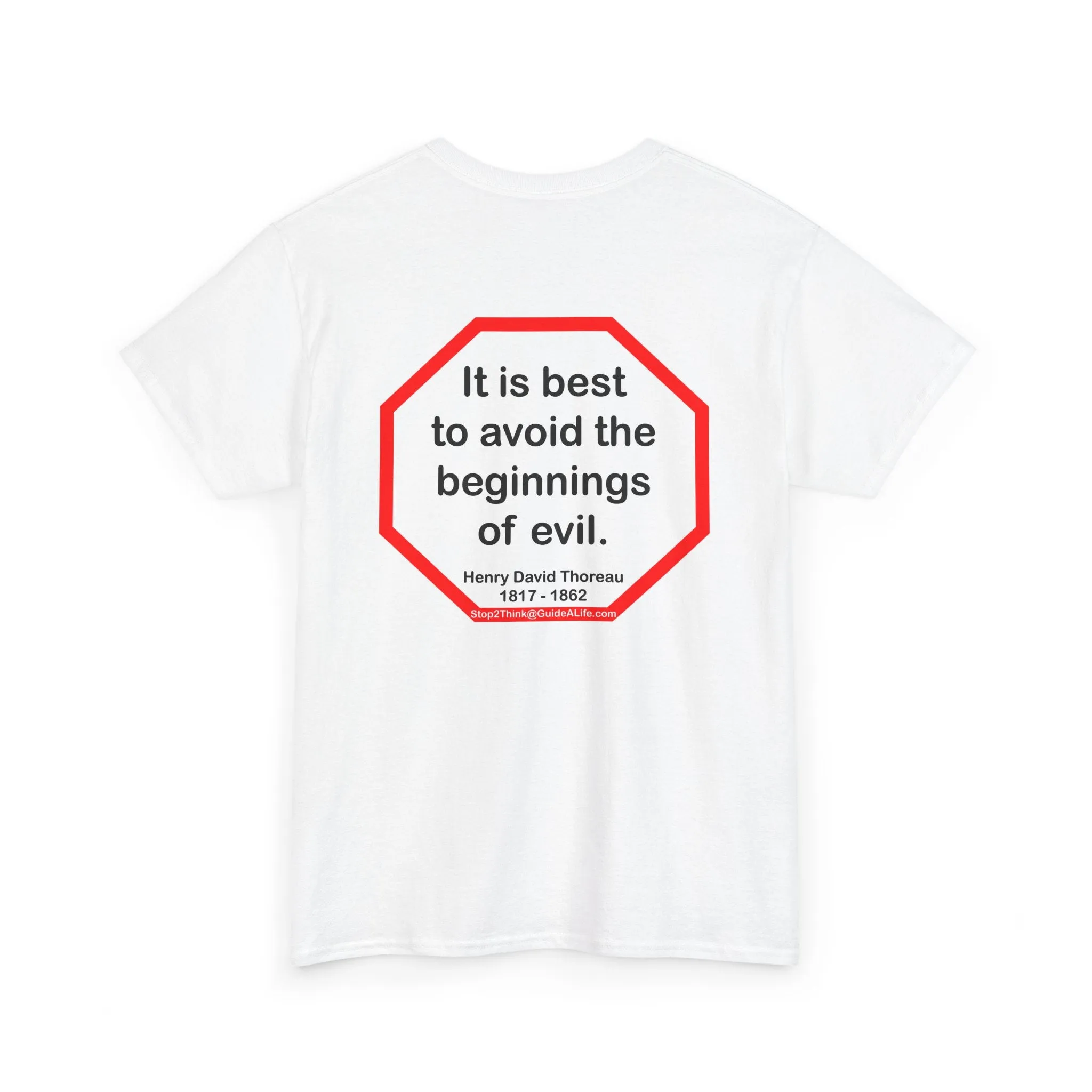 s2t- It is best to avoid the beginnings of evil.  -  Henry David Thoreau  1817 - 1862