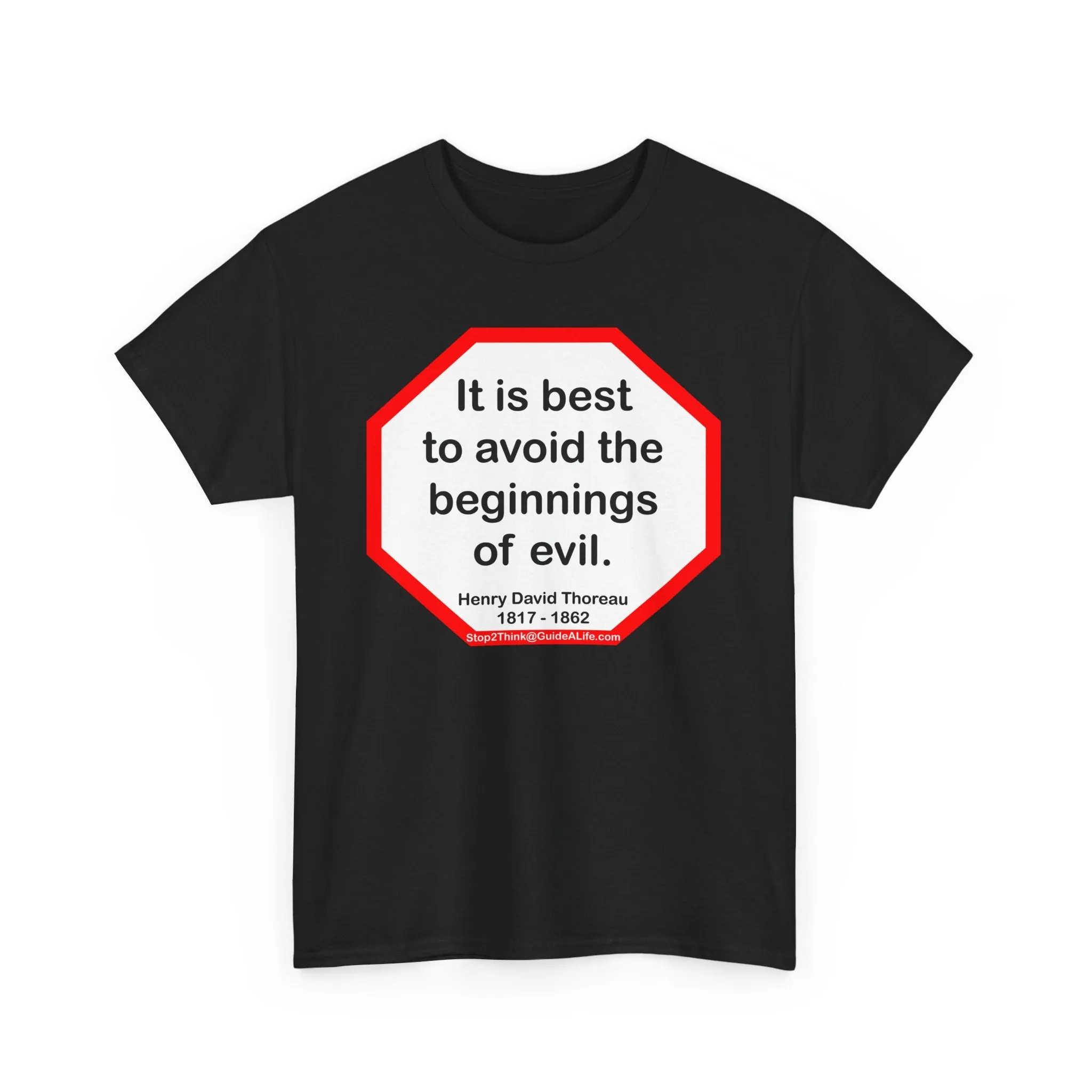 s2t- It is best to avoid the beginnings of evil.  -  Henry David Thoreau  1817 - 1862