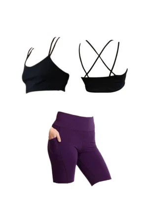 Sage Shorts   Stratos Bra