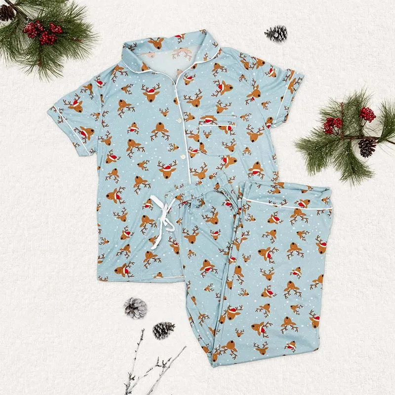 Santa's Helper Pajama Top