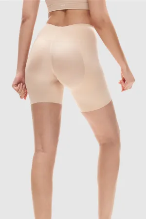 Sculpting Perforated Highlight Shorts Almond