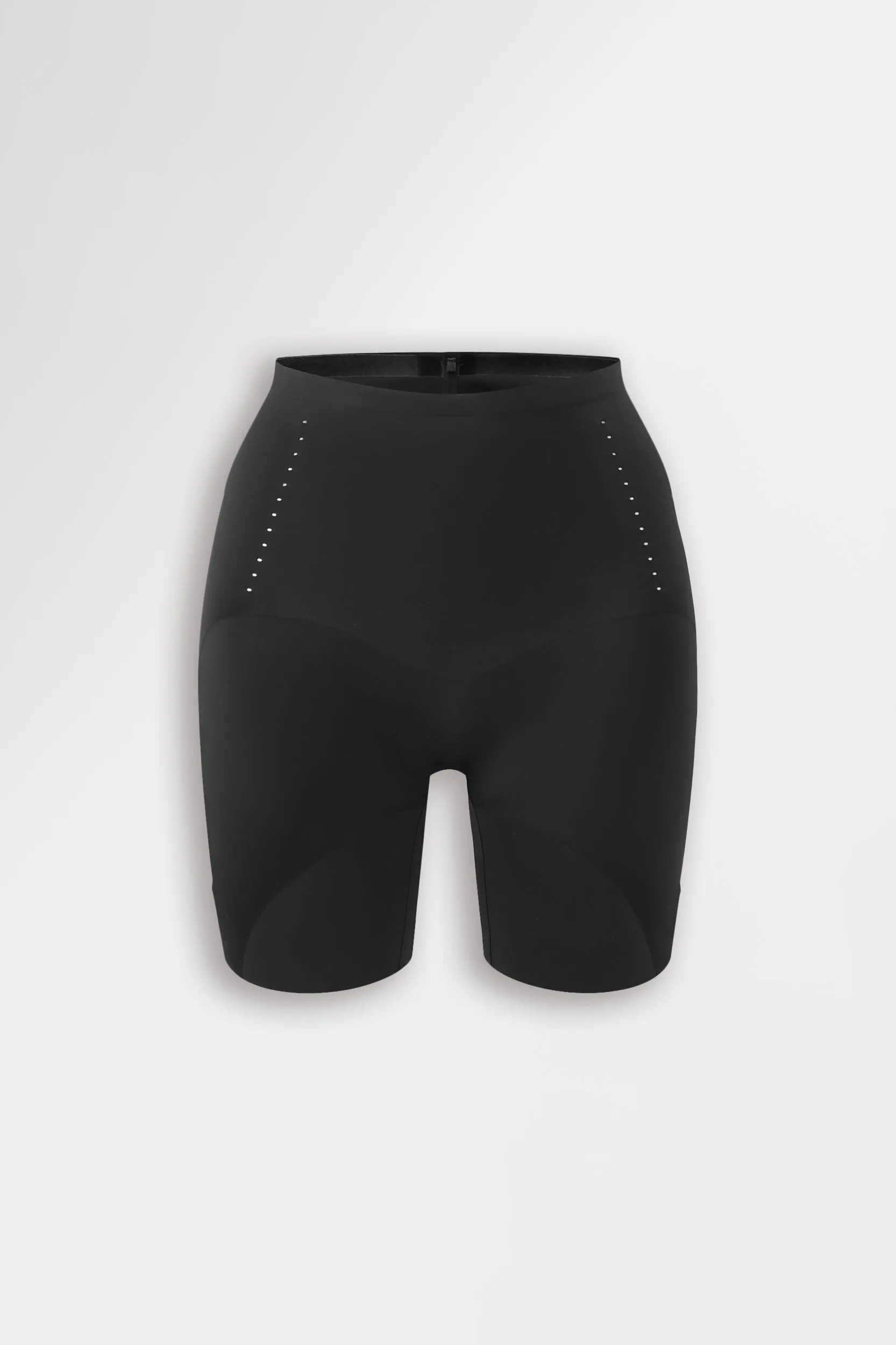 Sculpting Perforated Highlight Shorts Black