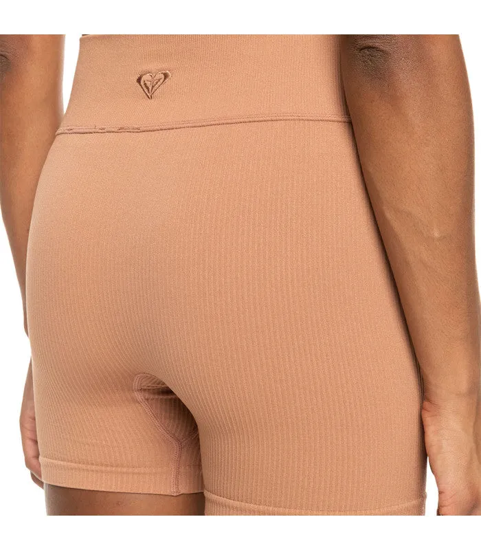 Seamless Biker Womens Brown