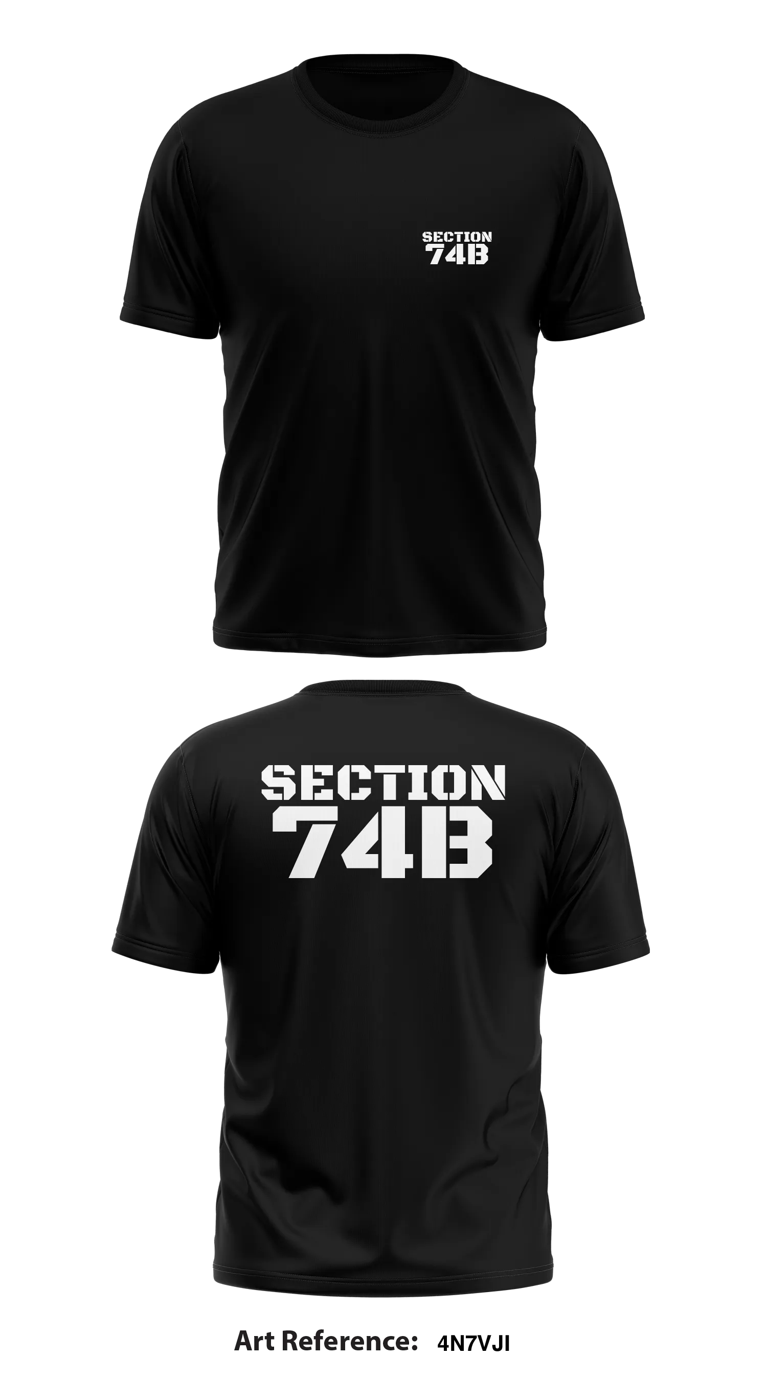 Section 74B Store 1 Core Men's SS Performance Tee - 4N7VJI