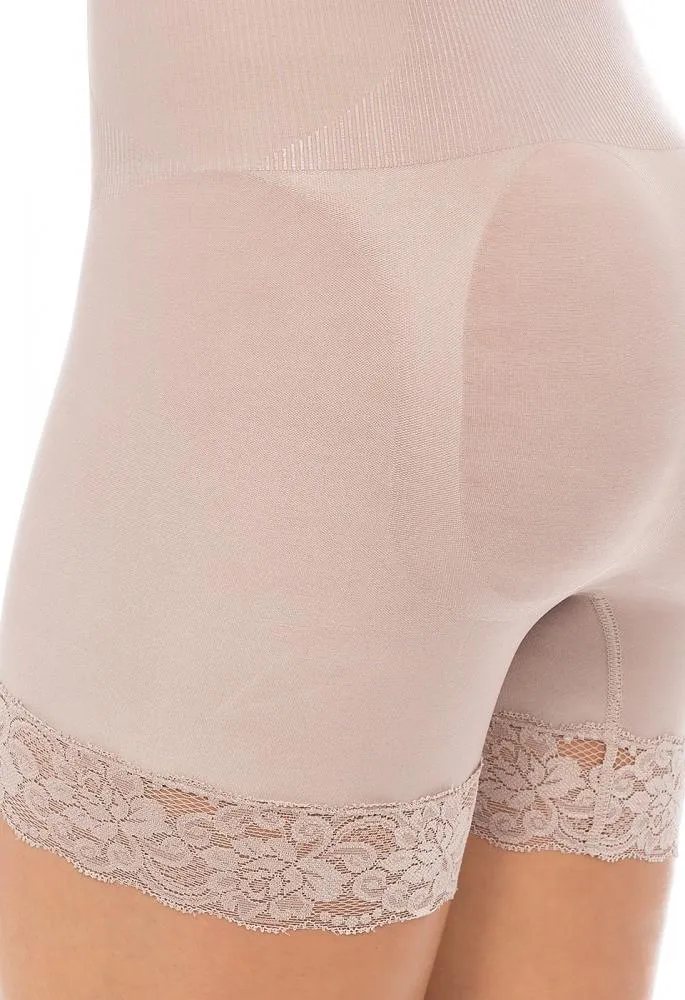 Shades - Lacy High Waist boxer Plié Shapewear