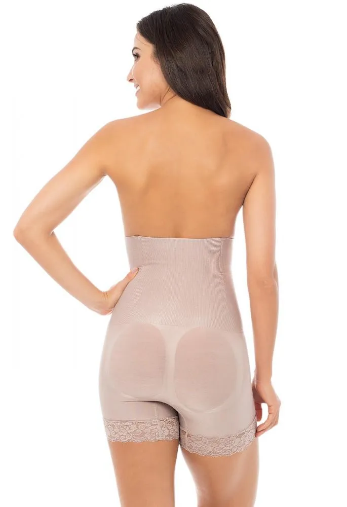 Shades - Lacy High Waist boxer Plié Shapewear