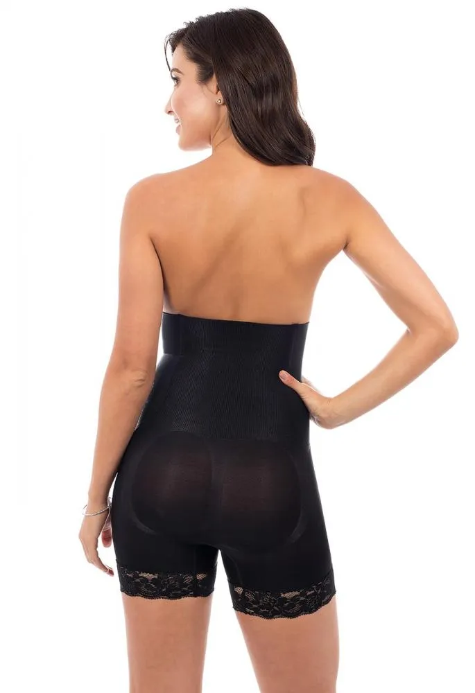 Shades - Lacy High Waist boxer Plié Shapewear