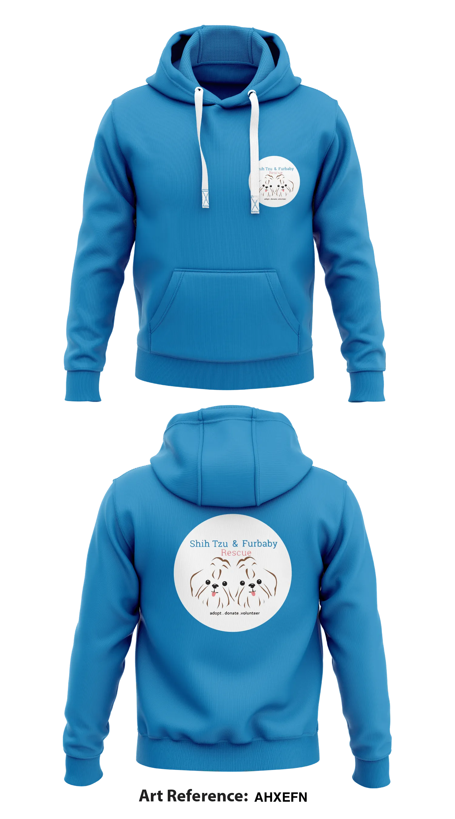 Shih Tzu and Furbaby Rescue Store 1  Core Men's Hooded Performance Sweatshirt - aHxeFn