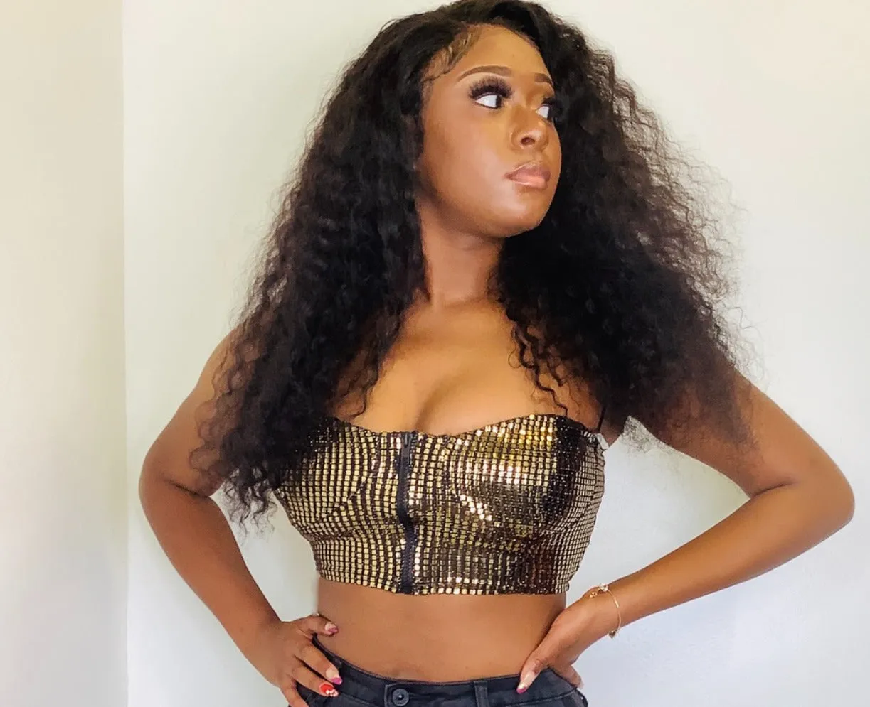 Shimmer Gold Bralette