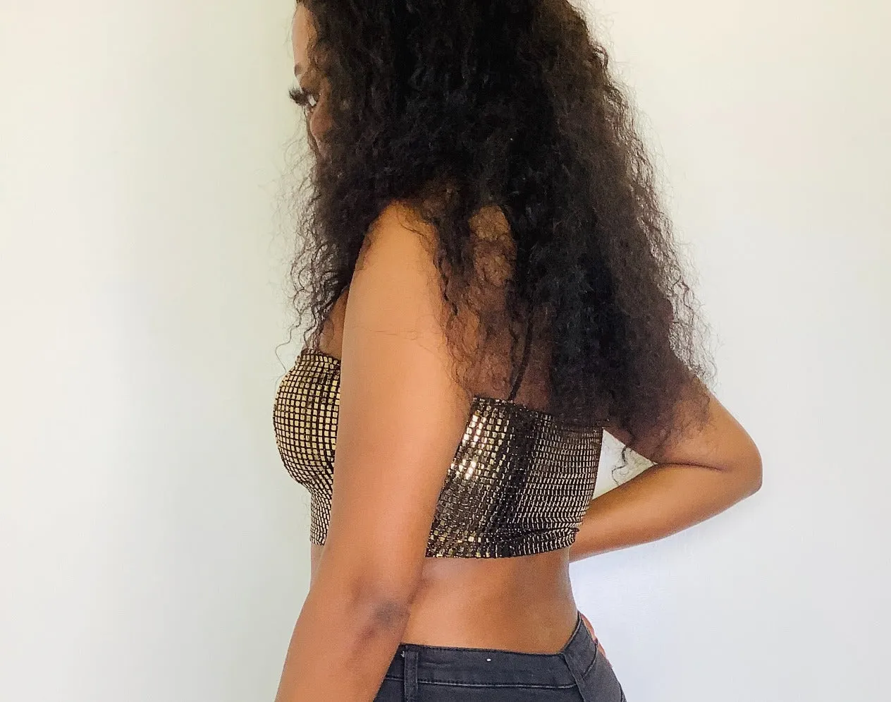 Shimmer Gold Bralette
