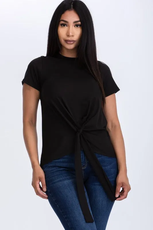 Short Sleeve Tassle T-Shirt