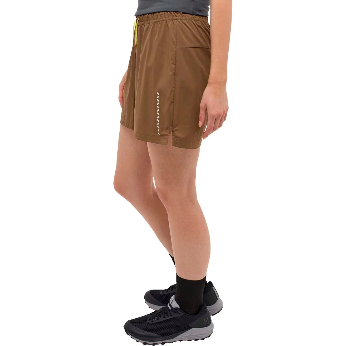 Shorts feminino LIM Tempo Trail Shorts feminino Haglöfs marrom