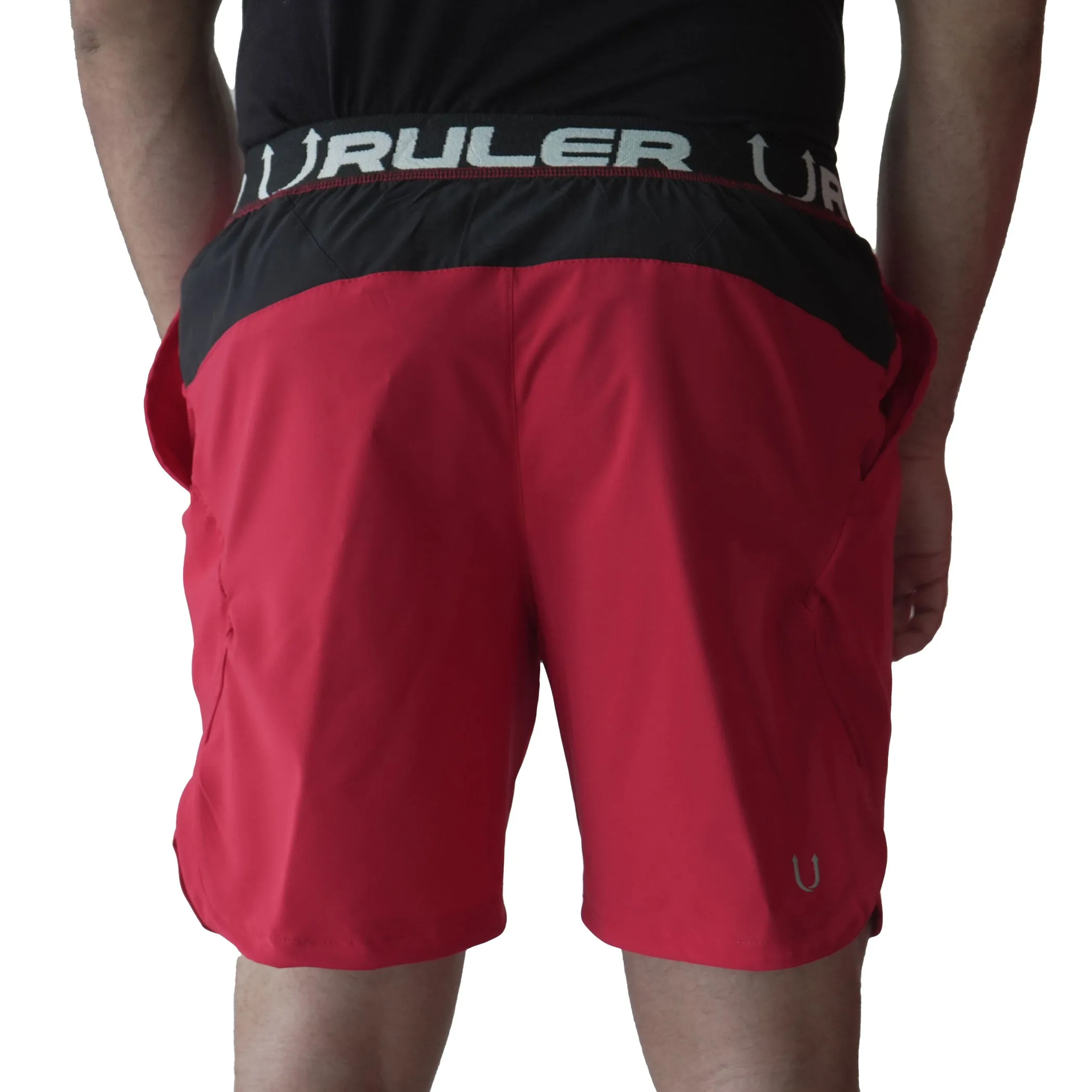 Shorts Running RULER Color Rojo