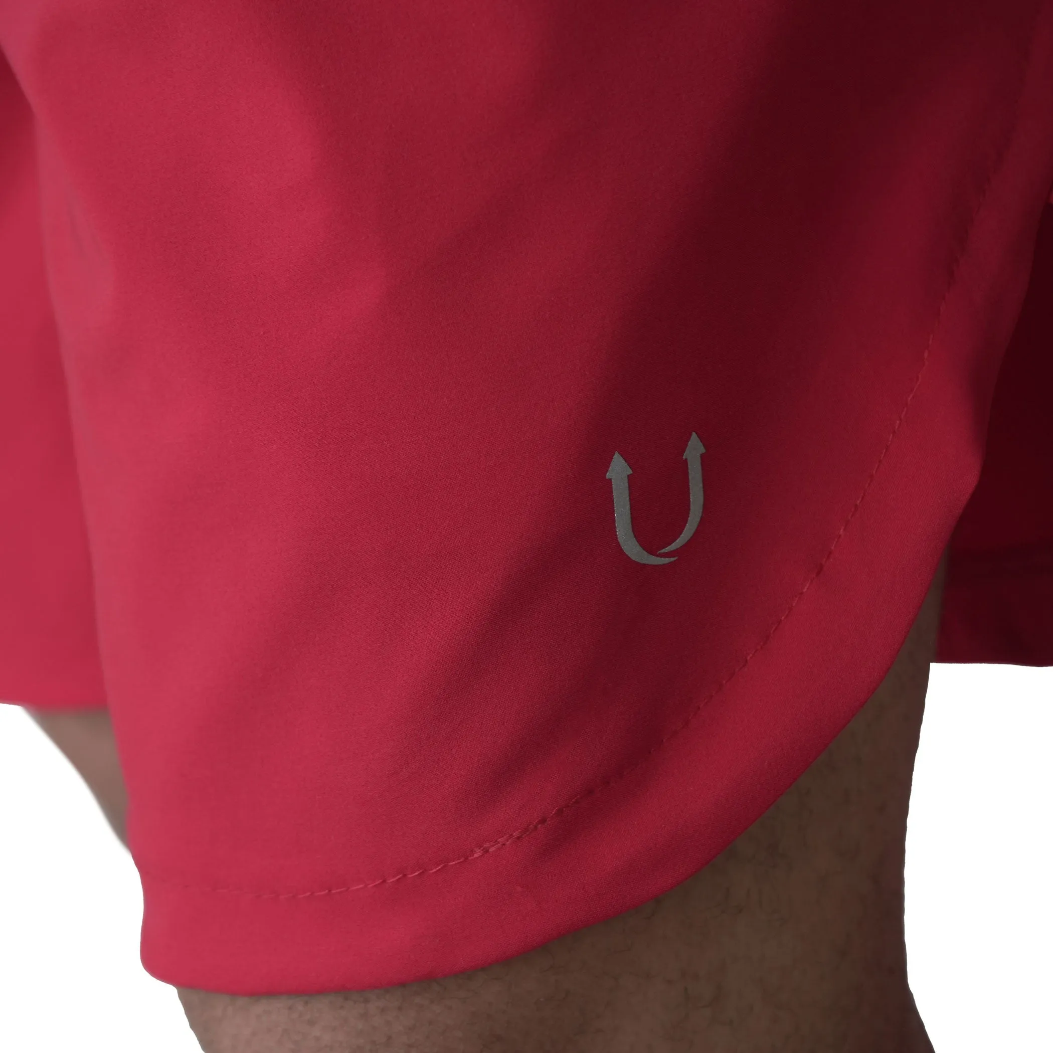 Shorts Running RULER Color Rojo