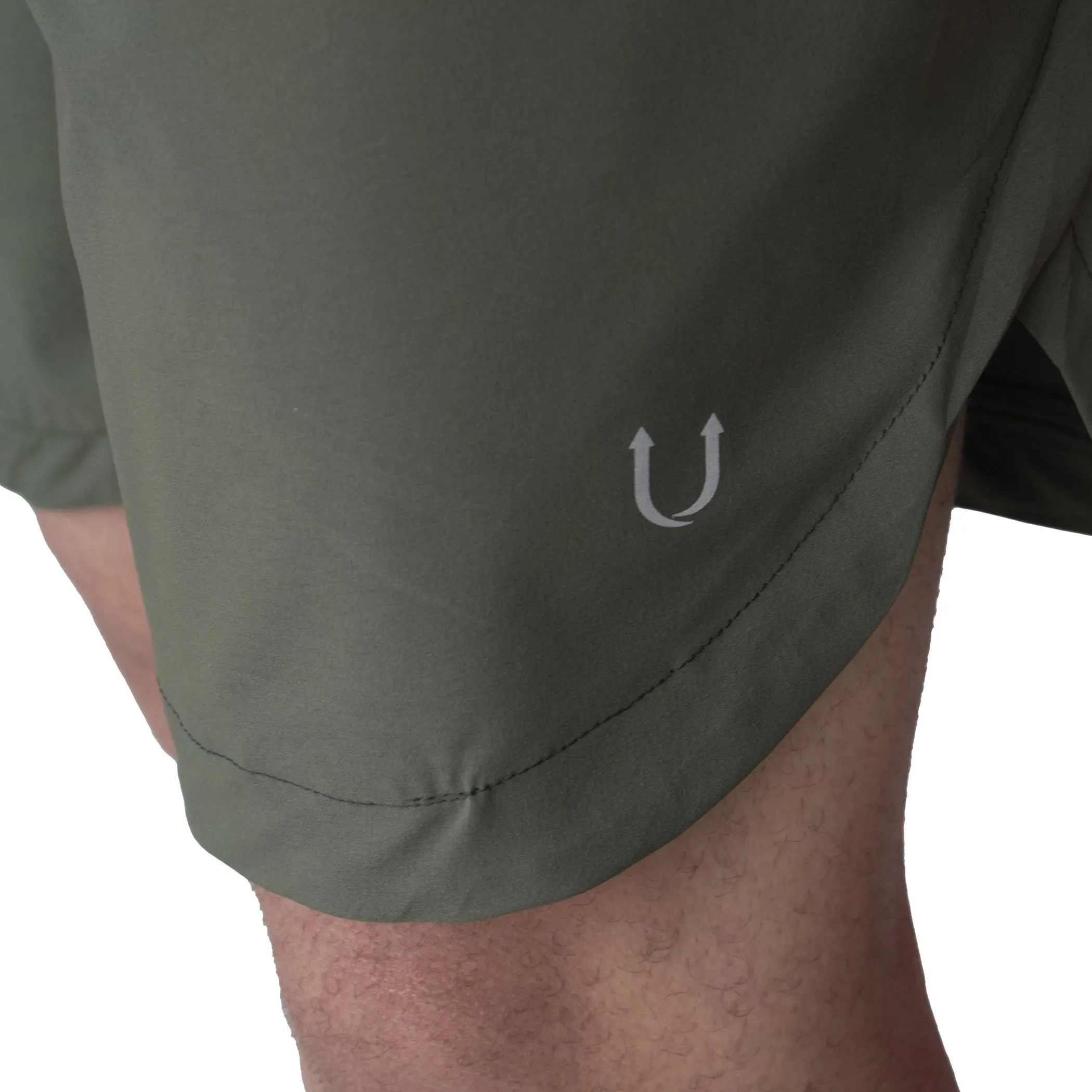 Shorts Running RULER color Verde Olivo