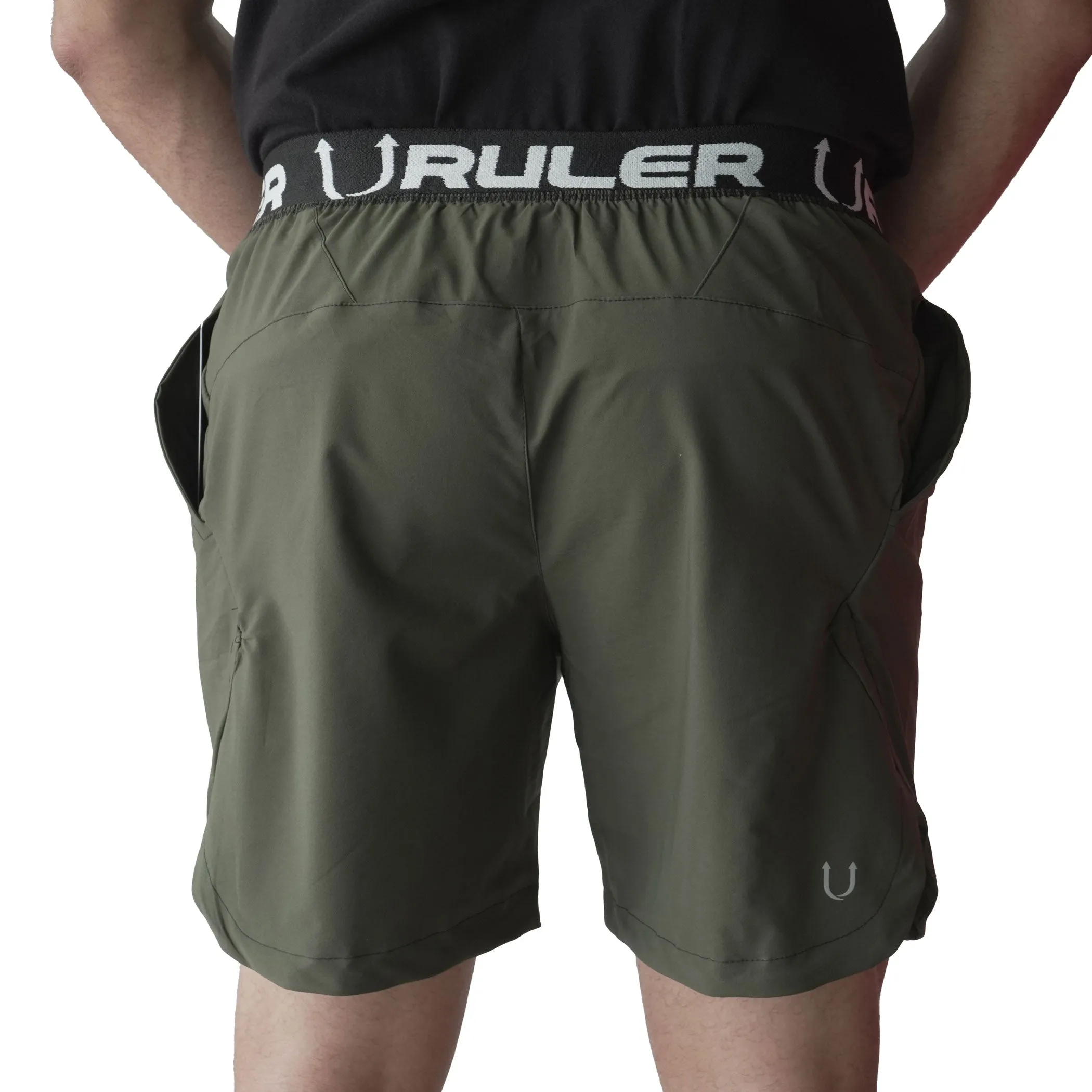 Shorts Running RULER color Verde Olivo