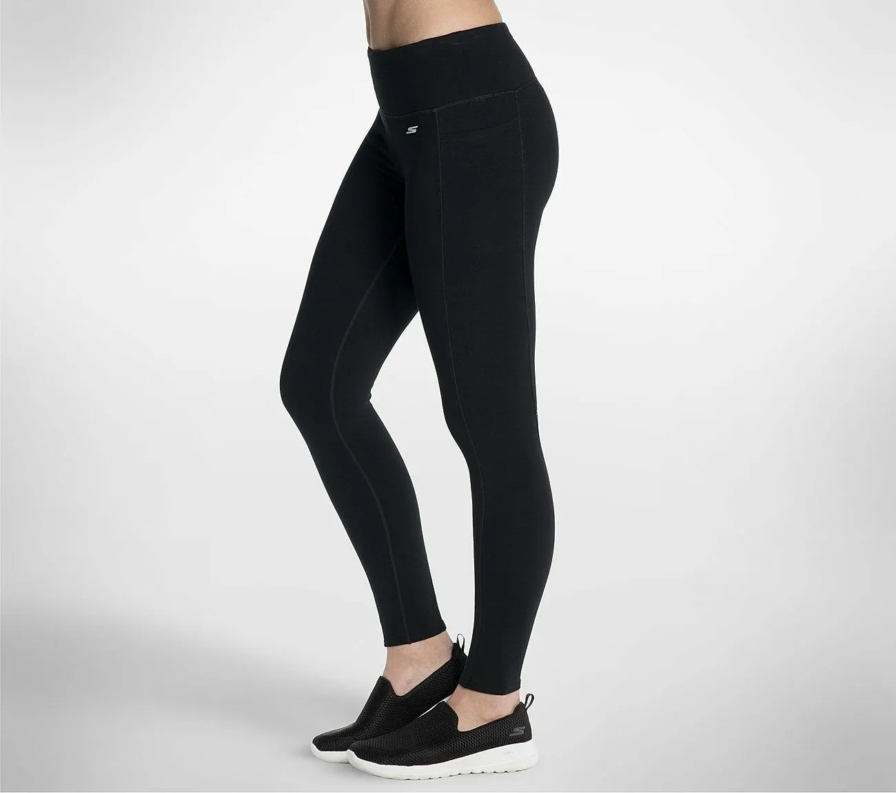 Skechers Women's GO FLEX High Waisted Black Legging (1233416)
