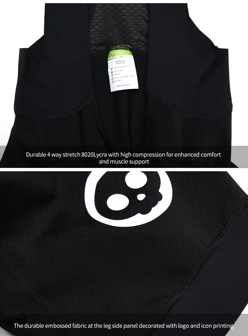SKULL MONTON WOMENS CYCLING BIB SHORTS DARK GRAY