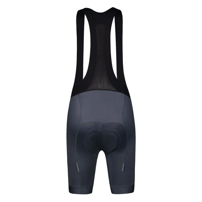 SKULL MONTON WOMENS CYCLING BIB SHORTS DARK GRAY