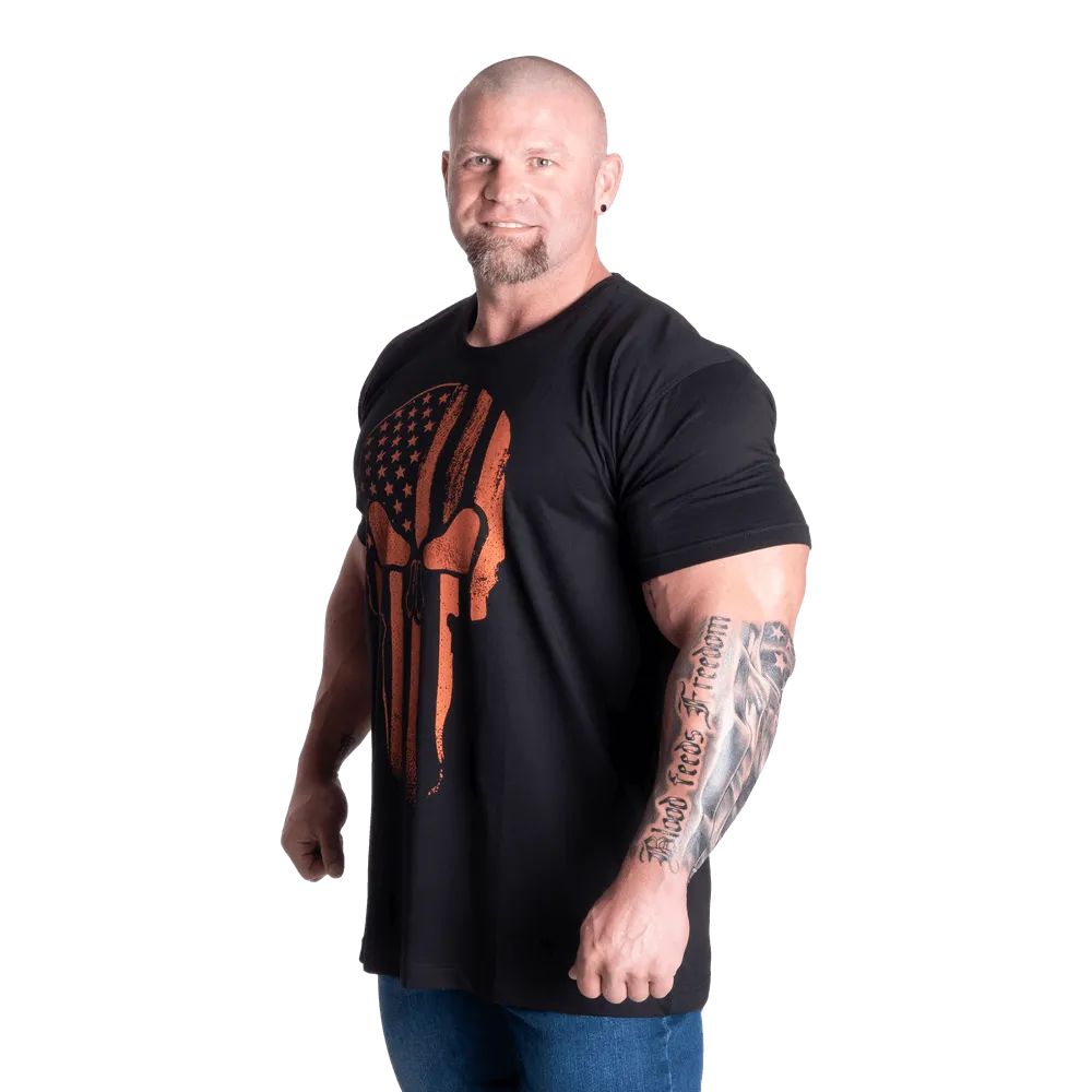 Skull Standard Tee - Black/Flame