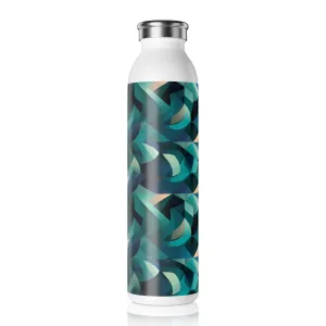 Slim Water Bottle - Clement Rome Geometric