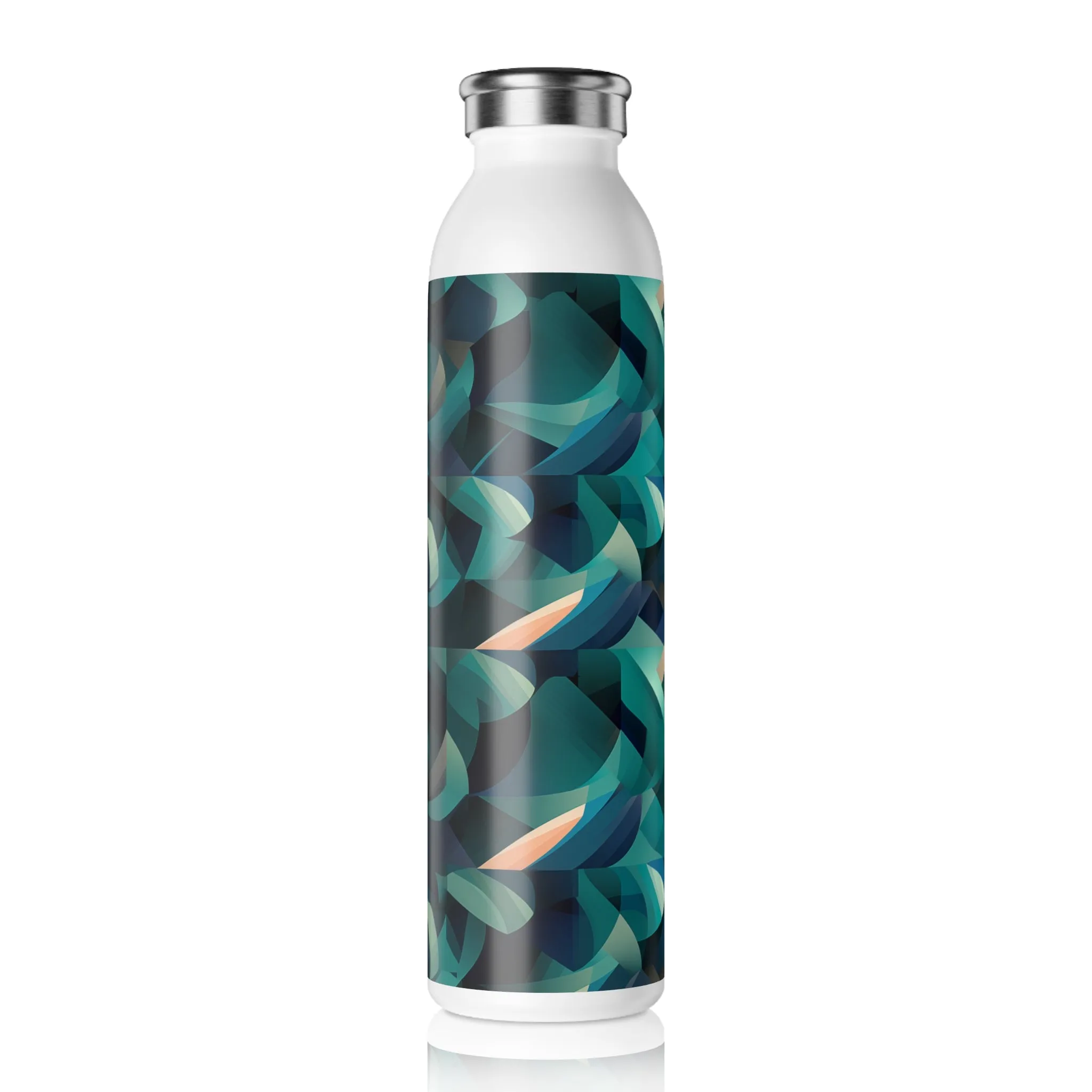 Slim Water Bottle - Clement Rome Geometric