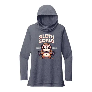 Sloth Goals Performance Hoodie