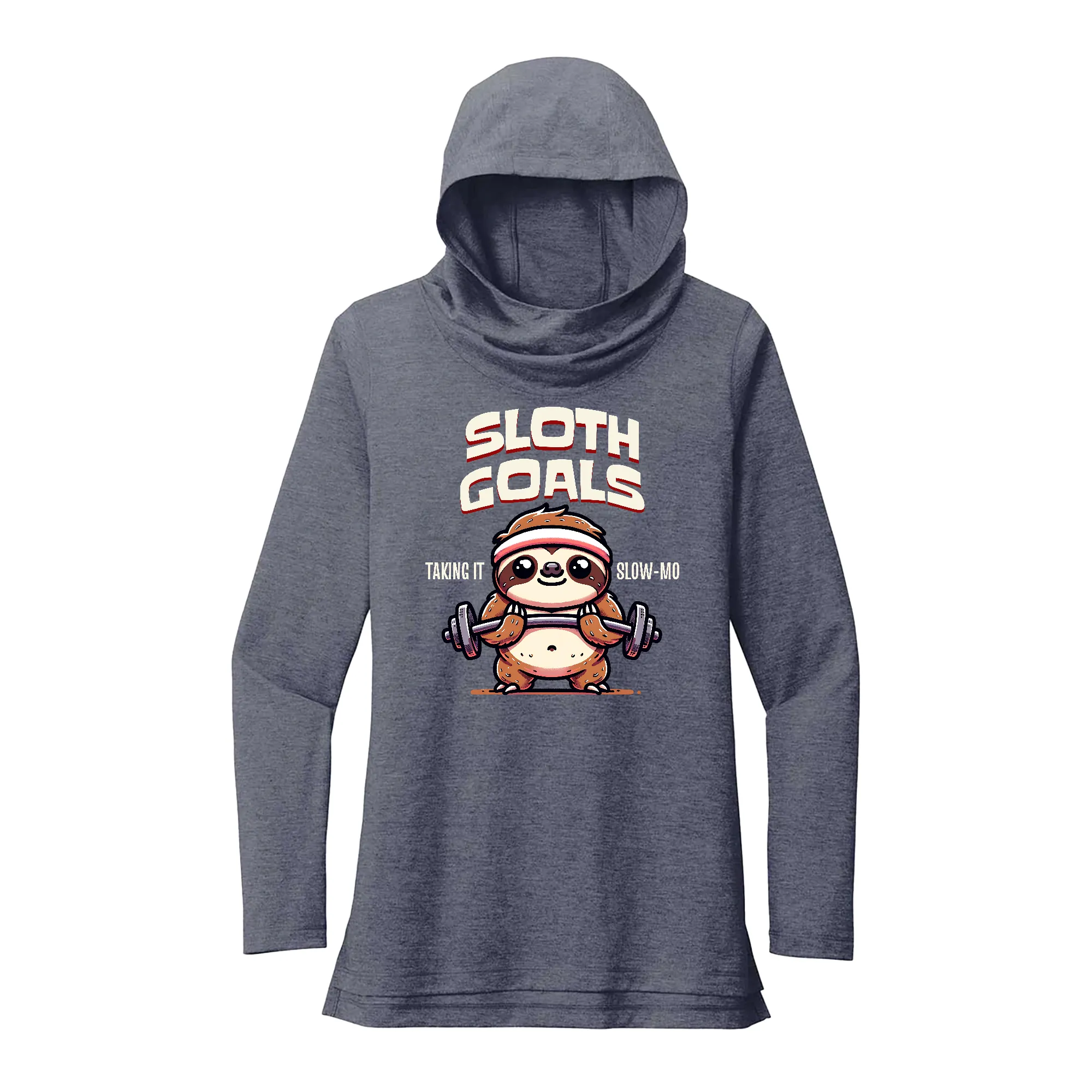 Sloth Goals Performance Hoodie