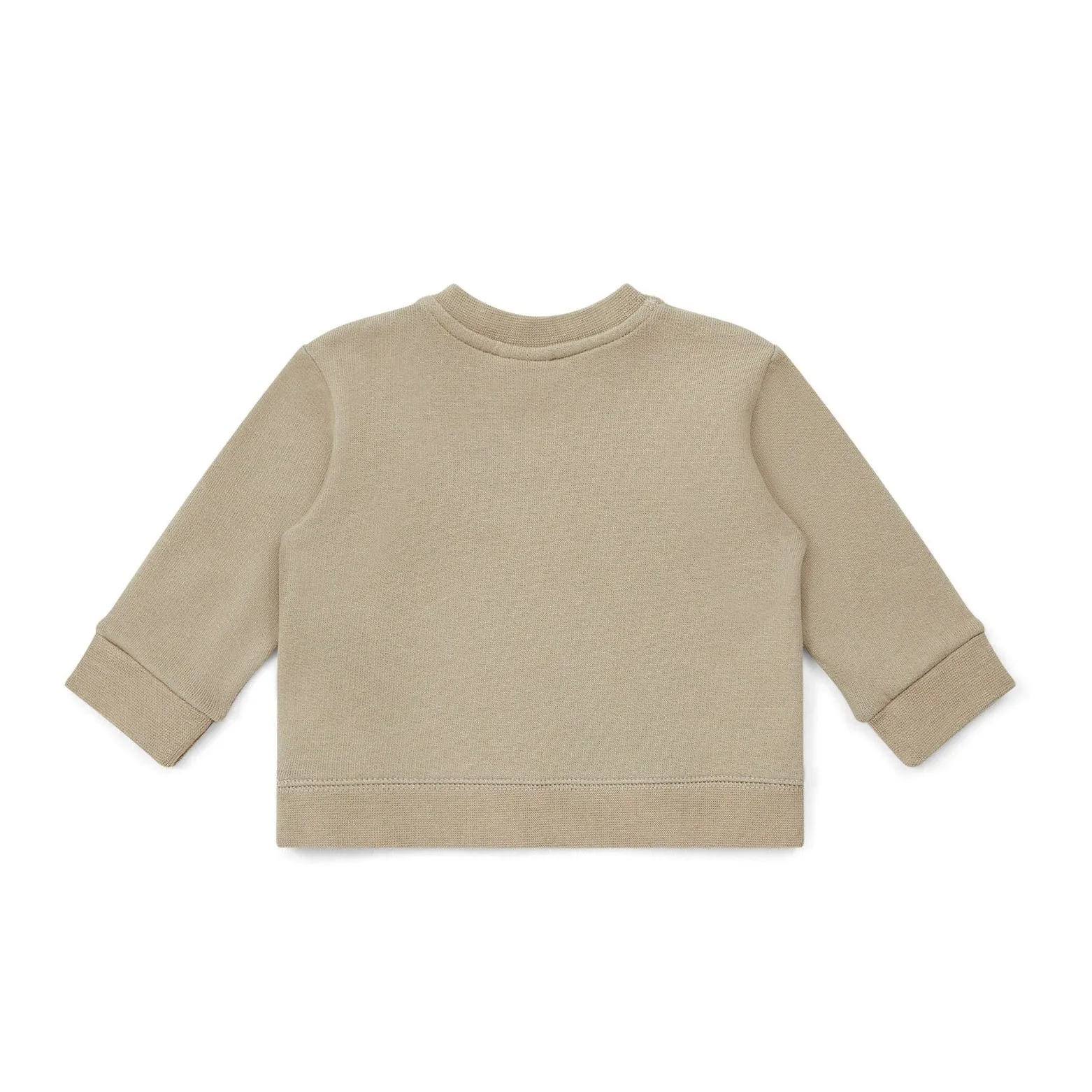 Slow Vibes Baby Organic Fleece Sweatshirt, Cobblestone