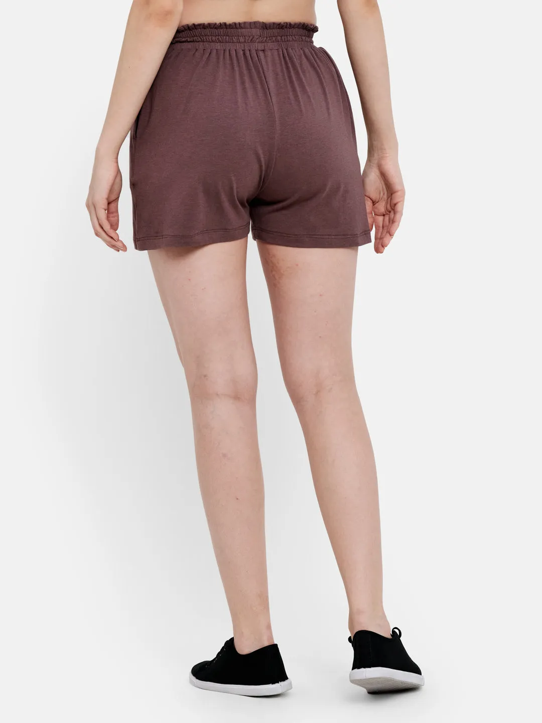 SMOCKED WIDE SHORTS