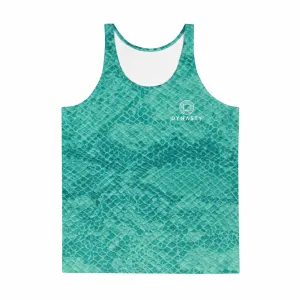 Snake Skin Sublimated Tank Top (Teal)
