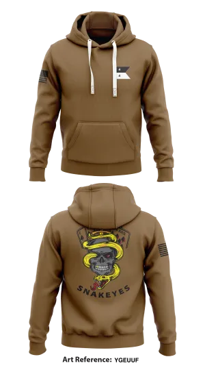 SNAKEYES Store 1  Core Men's Hooded Performance Sweatshirt - ygeUuF