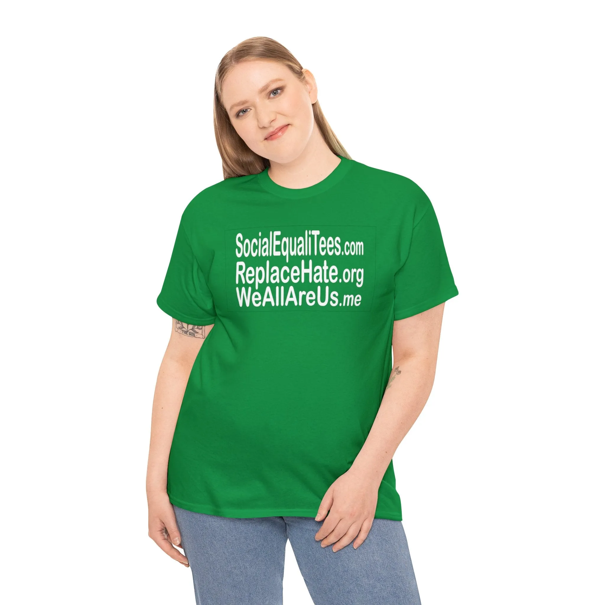 SocialEqualiTees ReplaceHate WeAllAreUsMe