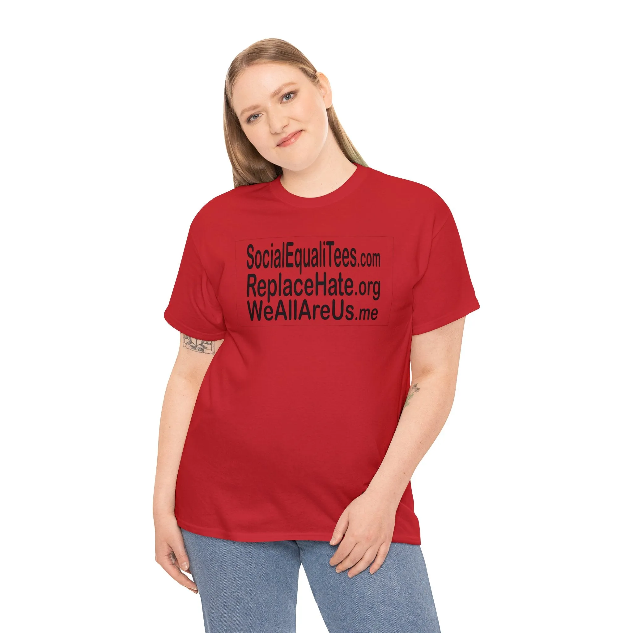 SocialEqualiTees ReplaceHate WeAllAreUsMe