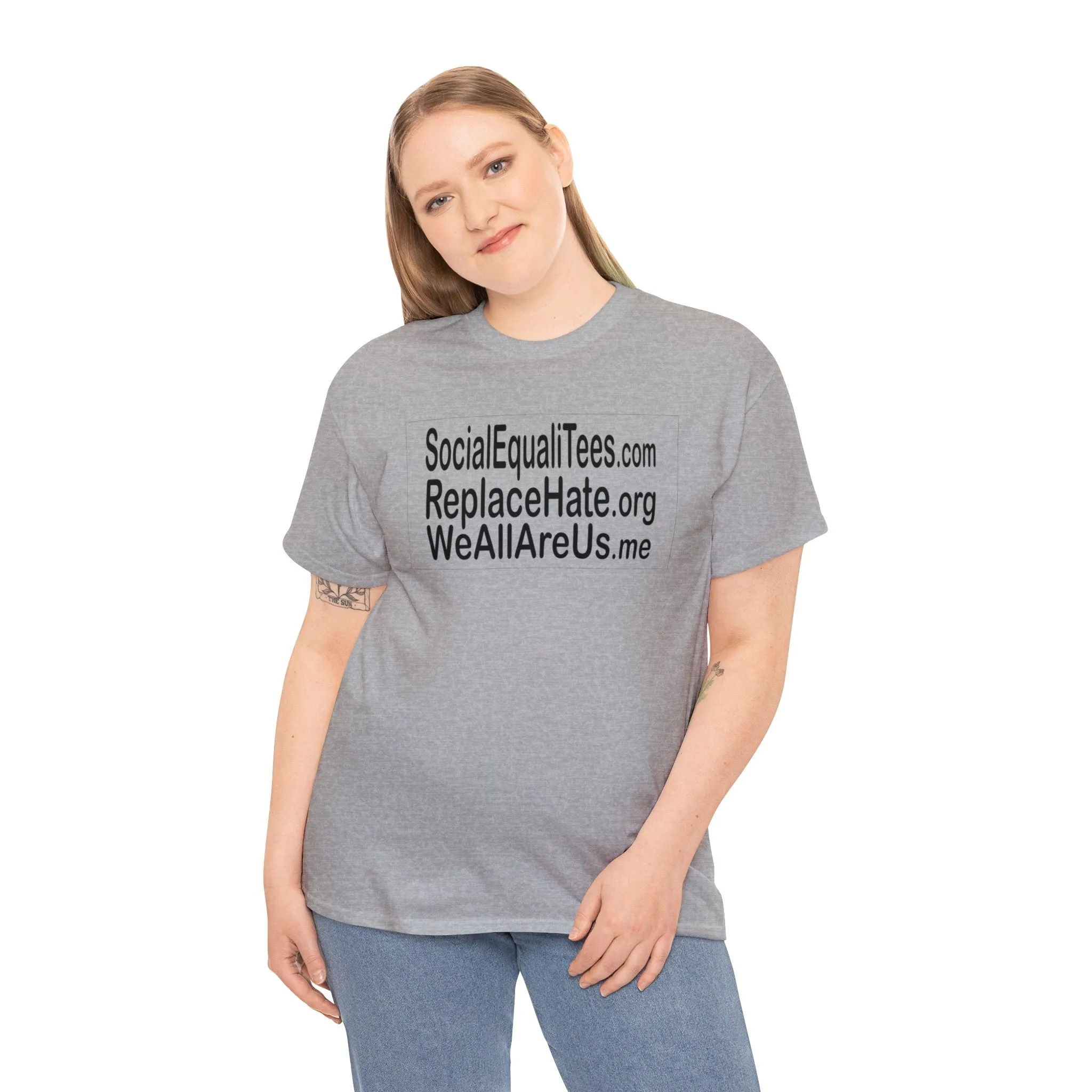 SocialEqualiTees ReplaceHate WeAllAreUsMe