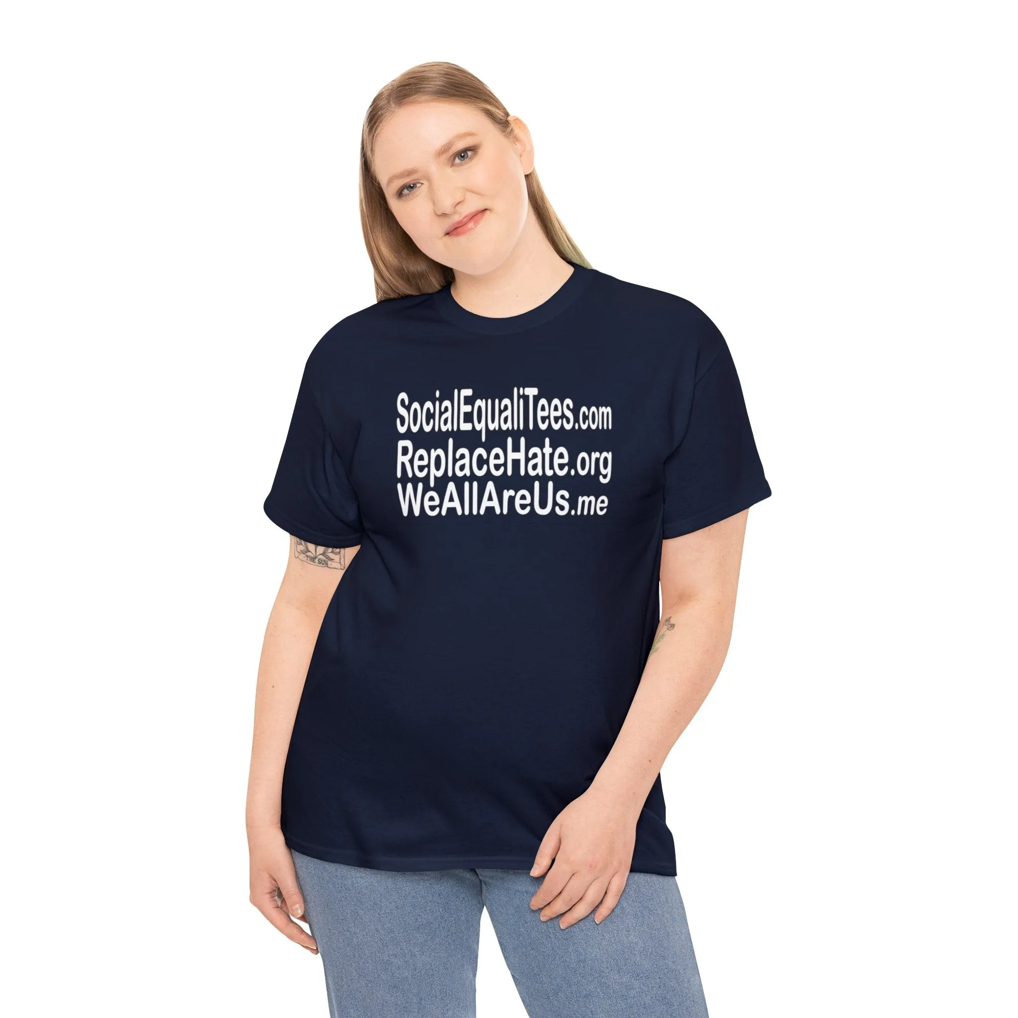SocialEqualiTees ReplaceHate WeAllAreUsMe