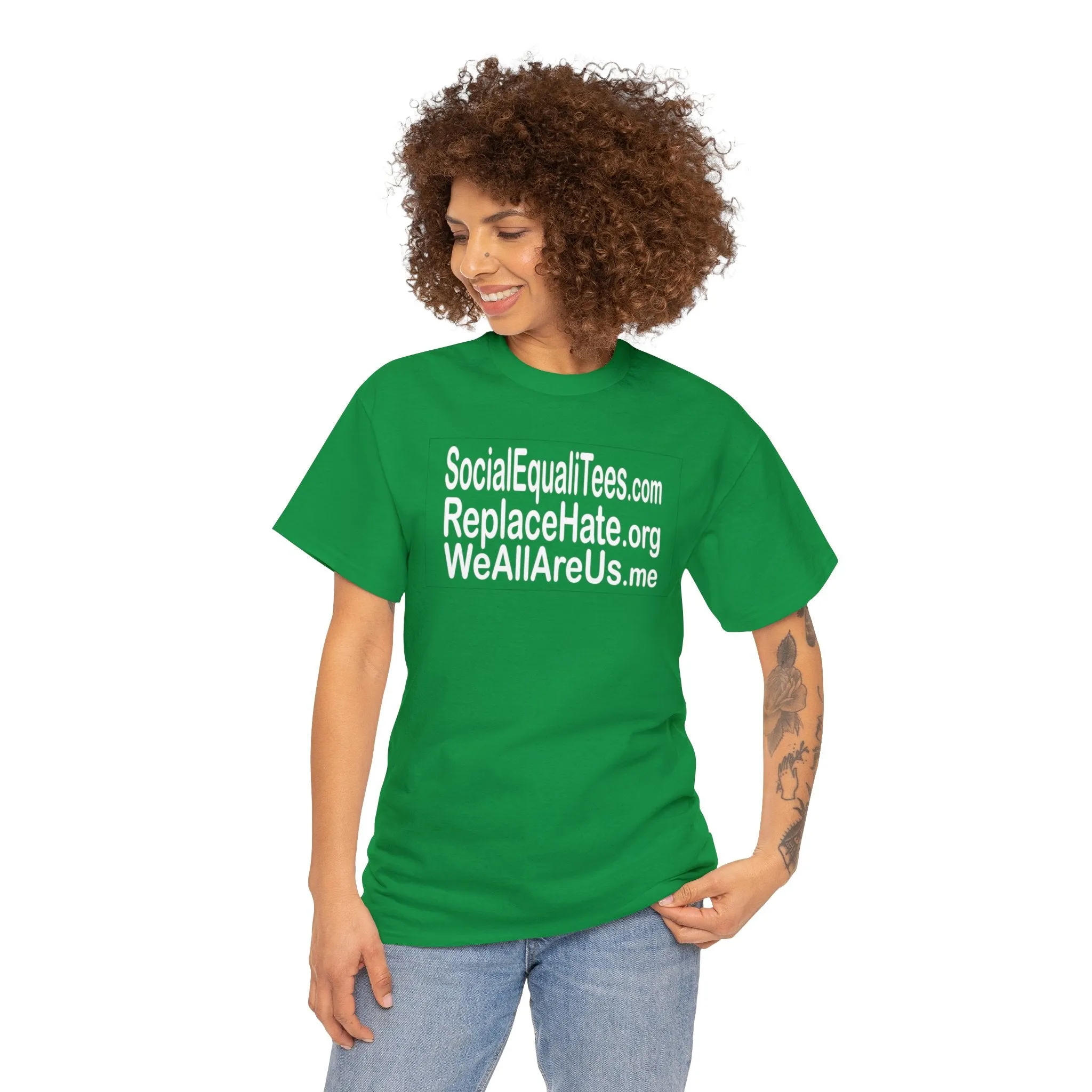 SocialEqualiTees ReplaceHate WeAllAreUsMe