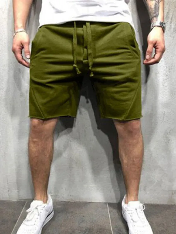 Solid Color Casual Running Shorts Shorts
