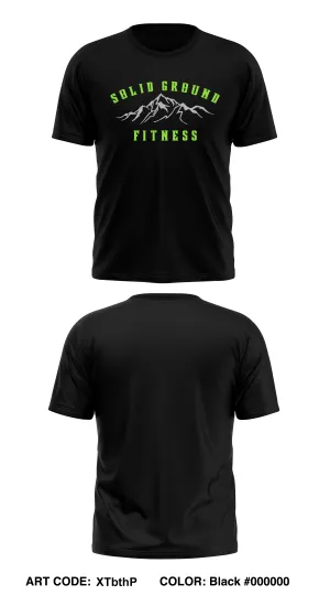 Solid Ground Fitness Core Men's SS Performance Tee - XTbthP