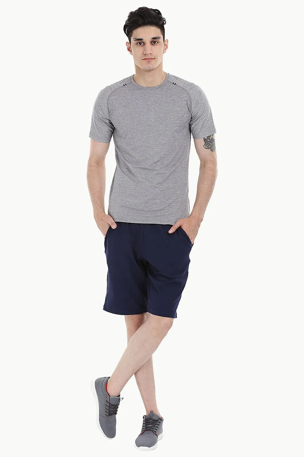 Solid Running Shorts