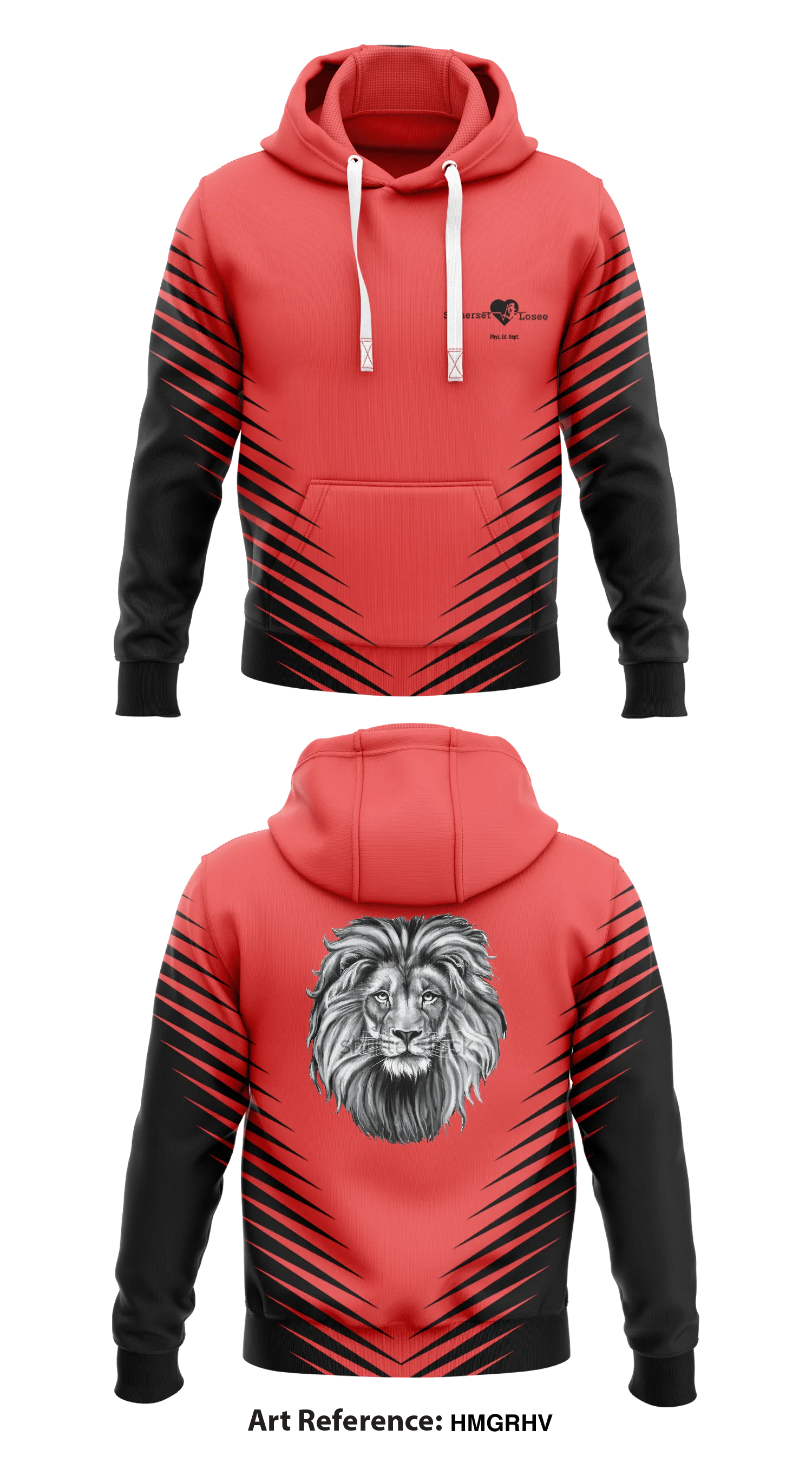 Somerset Academy Losee Store 1  Core Men's Hooded Performance Sweatshirt - HMgrhv