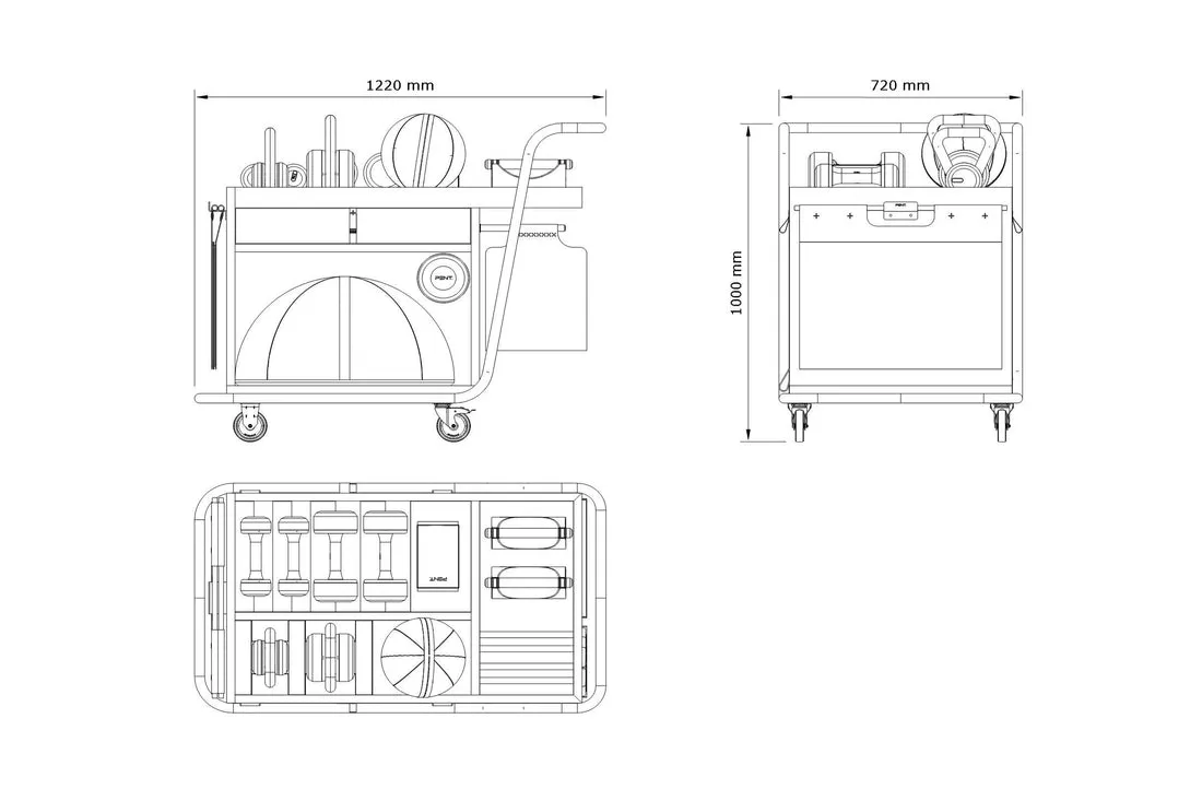 SOPHIA™ - Fitness Equipment Mobile Set