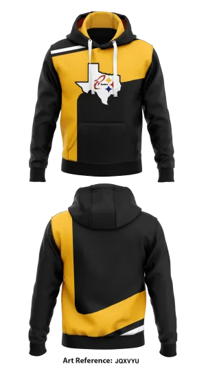 Space City Steelers  Core Men's Hooded Performance Sweatshirt - jqXVYU