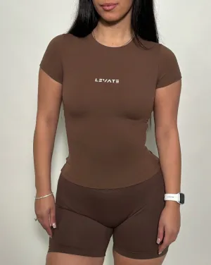STAPLE T SHIRT - COFFEE