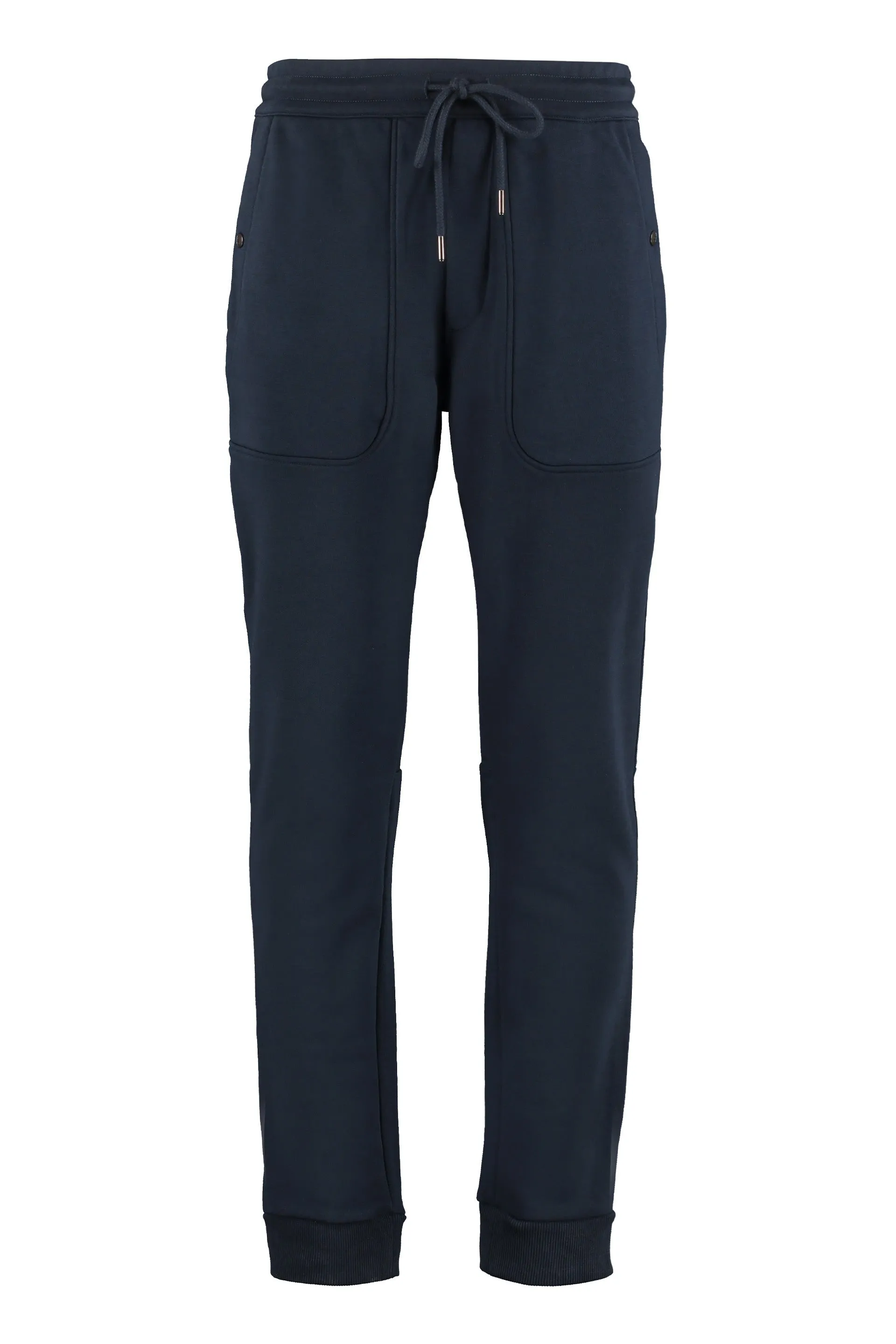 Stretch cotton track-pants