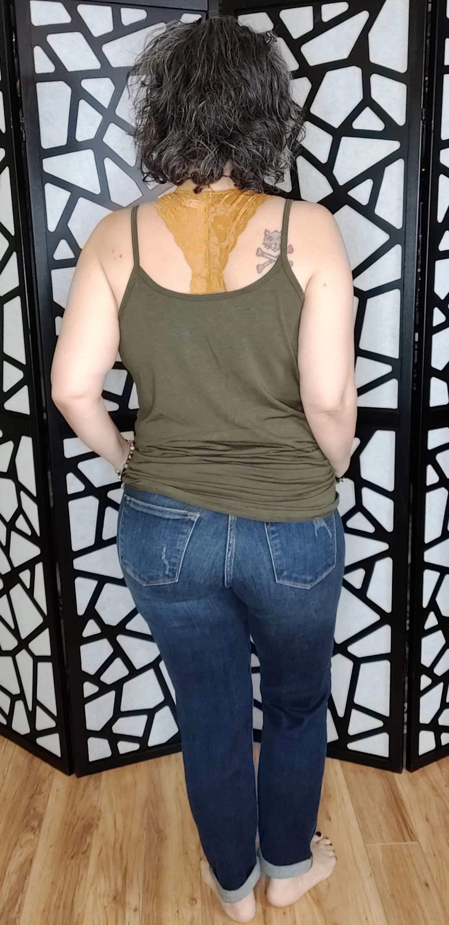 Stretch Lace Hourglass Back Bralette