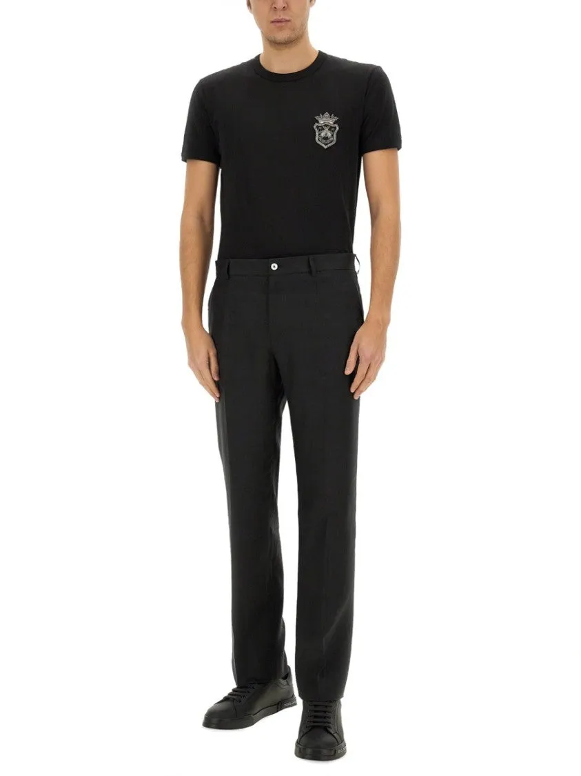 Stretch Linen Tailored Pants