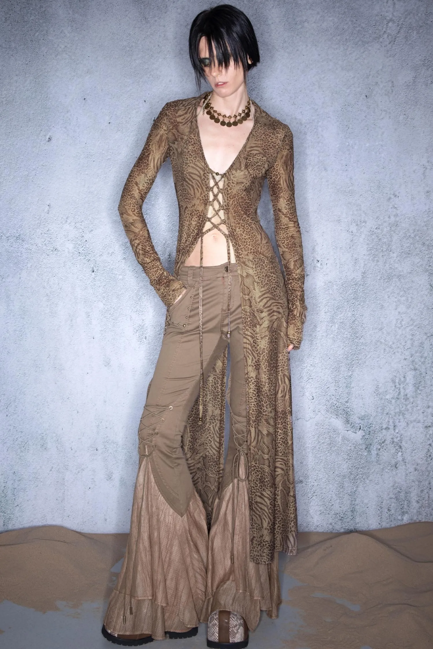 Stretch Long Cardigan